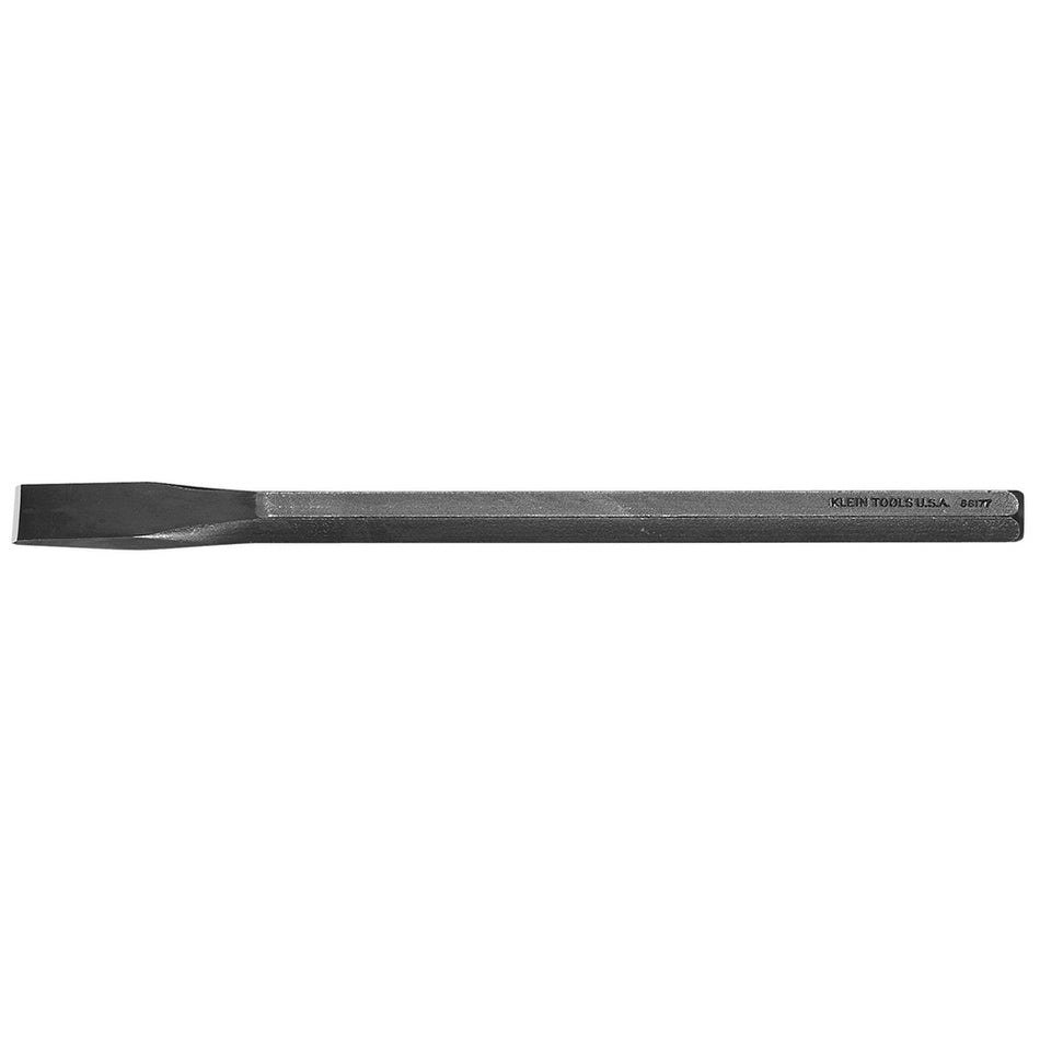 Cold Chisel 1/2-Inch Blade, 12-Inch Length, Cold Chisels, Klein Tools - Maple Electric Supply 