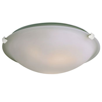 CEIL 680116FR-WH 16" White Ceiling Light with Frosted Glass, Non-Dimmable, No Bulb Included, Ceiling Fixtures, Galaxy Lighting - Maple Electric Supply 