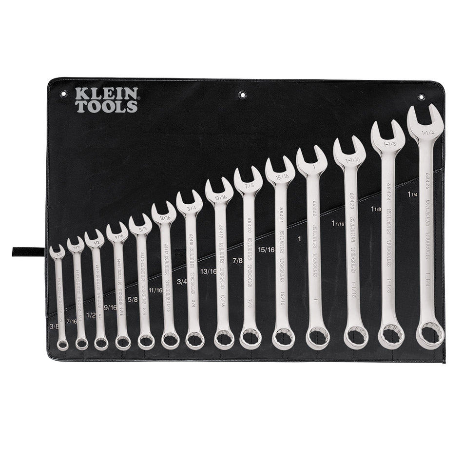 Combination Wrench Set, 14-Piece, Combination Wrench Sets, Klein Tools - Maple Electric Supply 