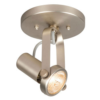 70220-1C PTR Single Halogen Monopoint in Pewter Finish, PAR20 50W Bulb, Med. Base, 7-3/8"H, Track Lighting, Galaxy Lighting - Maple Electric Supply 