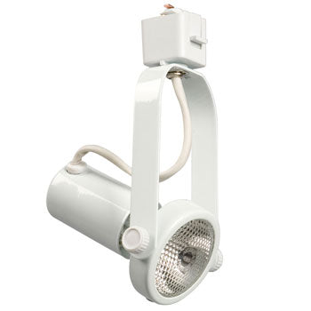 Gimbal Ring Track Head - White Finish, PAR20, 50W, Medium Base, 4-3/8" x 3-7/8" x 7-1/2", Non-Dimmable, Sleek Design, Track Lighting, Galaxy Lighting - Maple Electric Supply 