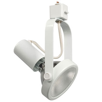 Gimbal Ring Track Head - White, 75W PAR30 Med. Base, 9"H, Non-Dimmable, High-Performance Lighting for Versatile Use, Track Lighting, Galaxy Lighting - Maple Electric Supply 