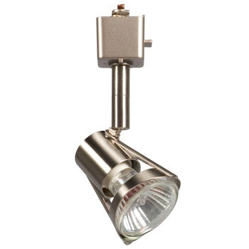 Halogen Track Head 70325BN - Brushed Nickel, GU10, 50W, Non-Dimmable, 2-3/4"L x 2-1/8"W x 5-1/2"H, Track Lighting, Galaxy Lighting - Maple Electric Supply 