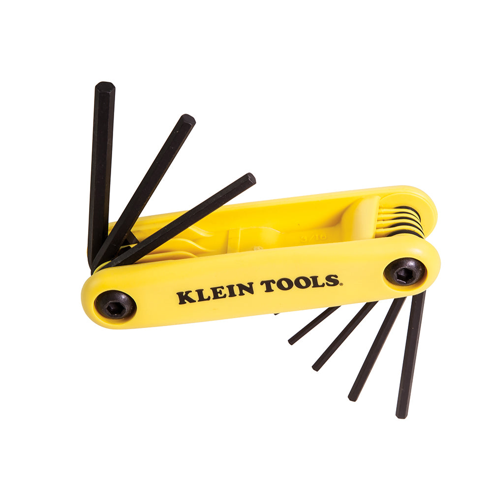 Grip-It® Nine Key Hex Set Square Cut, Grip-It Hex-Key Sets, Klein Tools - Maple Electric Supply 