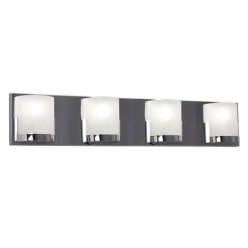 Eastlake 4L Vanity Light - Chrome Finish, Clear Glass, 4x50W G9 Bulbs, 29.5"x6"x3", Non-Dimmable, Stylish Bathroom Lighting, Bath & Vanity Lights, Galaxy Lighting - Maple Electric Supply 