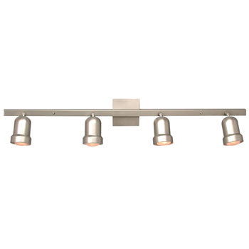 766304PT - Four Light Track Light in Pewter Finish, 75W PAR20/R20 Bulbs, 40" Long, Non-Dimmable, Track Lighting, Galaxy Lighting - Maple Electric Supply 