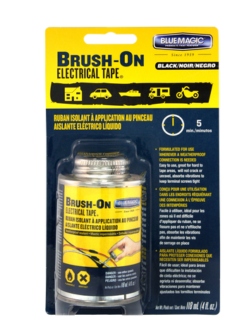 Techspan Brush-On Electrical Tape, Black, 118ML - Maple Electric Supply 