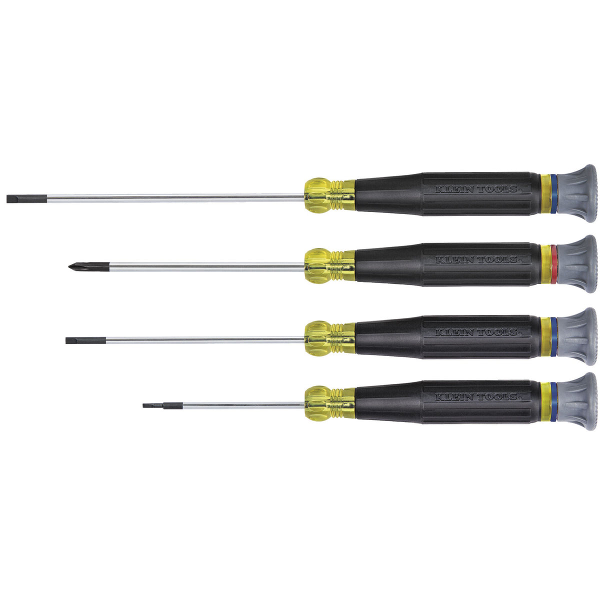 Electronics Screwdriver Set, 4-Piece, Electronics, Klein Tools - Maple Electric Supply 