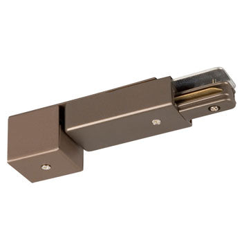 Live-end Conduit Connector A-4 BZ - Bronze Finish, 5-7/8"L x 1-1/2"W, Non-Dimmable, Track Lighting, Galaxy Lighting - Maple Electric Supply 