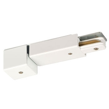 Live-End Conduit Connector A-4 WH - White Finish, 5-7/8"L x 1-1/2"W, Non-Dimmable, Track Lighting, Galaxy Lighting - Maple Electric Supply 