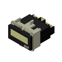 Total Counter, 48 mm x 24 mm, 8 digit, Increment, S080?Contact output, 30 Hz/1 kHz, Black - Maple Electric Supply 