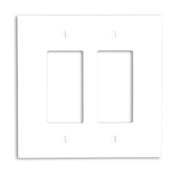 88602 White Decora Oversized 2-Gang Wallplate, RESIDENTIAL, Leviton - Maple Electric Supply 