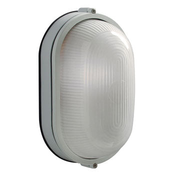 LED Outdoor Cast Aluminum Marine Light - L305113WH012A1, White Finish, Frosted Glass, Wall/Ceiling Mount, 12W LED, ENERGY STAR, 3000K, 798 Lumens, Outdoor Lighting, Galaxy Lighting - Maple Electric Supply 