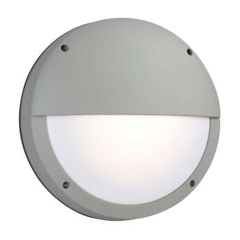 L323332MS: 10-7/8" Round Outdoor Matte Silver AC LED Light, Dimmable, 3000K, 17W, 1360 Lumens, Outdoor Lighting, Galaxy Lighting - Maple Electric Supply 