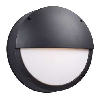 L323333BK 14" Round Outdoor Black AC LED Light - Dimmable, 30W, 2500 Lumens, 3000K Polycarbonate Lens, Outdoor Lighting, Galaxy Lighting - Maple Electric Supply 