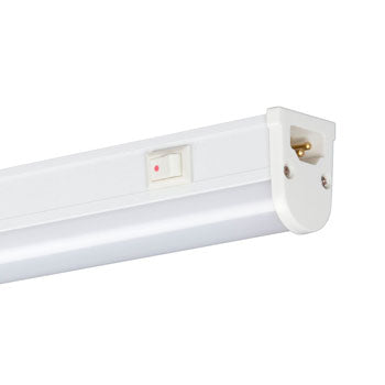 L420824WH LED Under Cabinet Mini Strip Light, White Finish, Dimmable 3000K, 684 Lumens, Hardwire/Portable Plug-in Options, Under Cabinet Lighting, Galaxy Lighting - Maple Electric Supply 