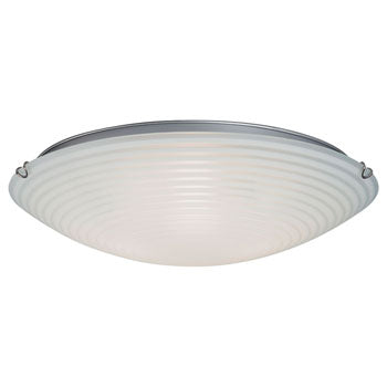 L615295CH031A1 LED Flush Mount Ceiling Light, Chrome Finish, Satin White Glass, 33W, 3000K, Dimmable, ENERGY STAR, Ceiling Fixtures, Galaxy Lighting - Maple Electric Supply 