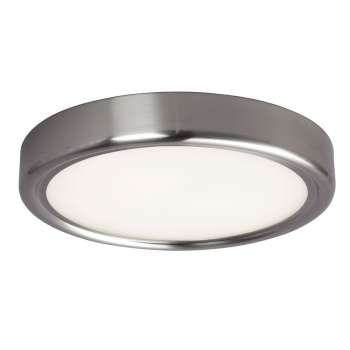 L622032BN Brushed Nickel Ceiling Light, 30W 3000K LED, Dimmable, 120V, 14" White Acrylic Lens, Ceiling Fixtures, Galaxy Lighting - Maple Electric Supply 