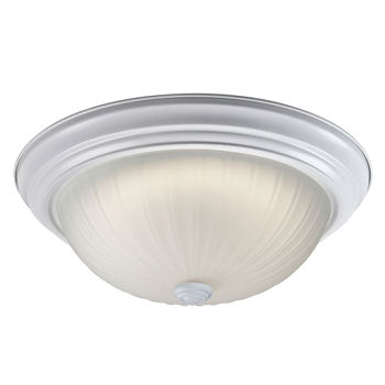 LED Flush Mount Ceiling Light L635022WH016A1 - White Finish, Frosted Melon Glass, 16W, 3000K, 1064 Lumens, ENERGY STAR Qualified, Ceiling Fixtures, Galaxy Lighting - Maple Electric Supply 