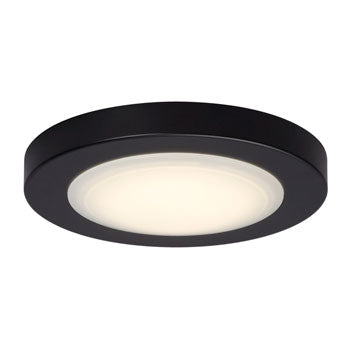 L646030BK: 6" LED Slimline Surface Mount, Black Finish, 10W Dimmable, 3000K, 600 Lumens, Ceiling Fixtures, Galaxy Lighting - Maple Electric Supply 