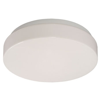 L650100WH010A1 LED Flush Mount/Wall Light - White Finish, Acrylic Lens, 12W, 1140 Lumens, Dimmable, ENERGY STAR, Ceiling Fixtures, Galaxy Lighting - Maple Electric Supply 