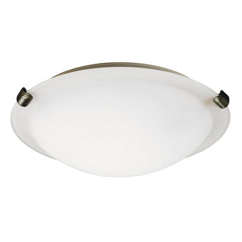 L680112WP016A1 LED Flush Mount Ceiling Light - 16W, 3000K, Pewter Finish, White Glass, ENERGY STAR Certified, Dimmable, Ceiling Fixtures, Galaxy Lighting - Maple Electric Supply 