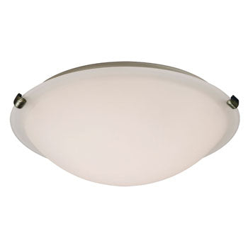 LED Flush Mount Ceiling Light L680116WP024A1 - 24W Pewter Finish, White Glass, ENERGY STAR, 3000K Warm, Dimmable, 2280 Lumens, Ceiling Fixtures, Galaxy Lighting - Maple Electric Supply 