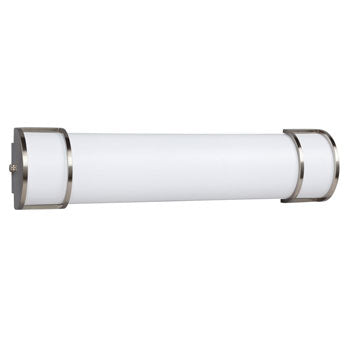 LED Vanity Light L921224BN022A1 - Brushed Nickel, Satin White Acrylic Lens, 100-277V, 2280 Lumens, Dimmable, ENERGY STAR, Bath & Vanity Lights, Galaxy Lighting - Maple Electric Supply 