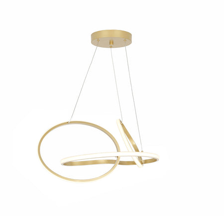 Canarm LCH234A32PGD Zuri LED Chandelier in Gold - Maple Electric Supply 