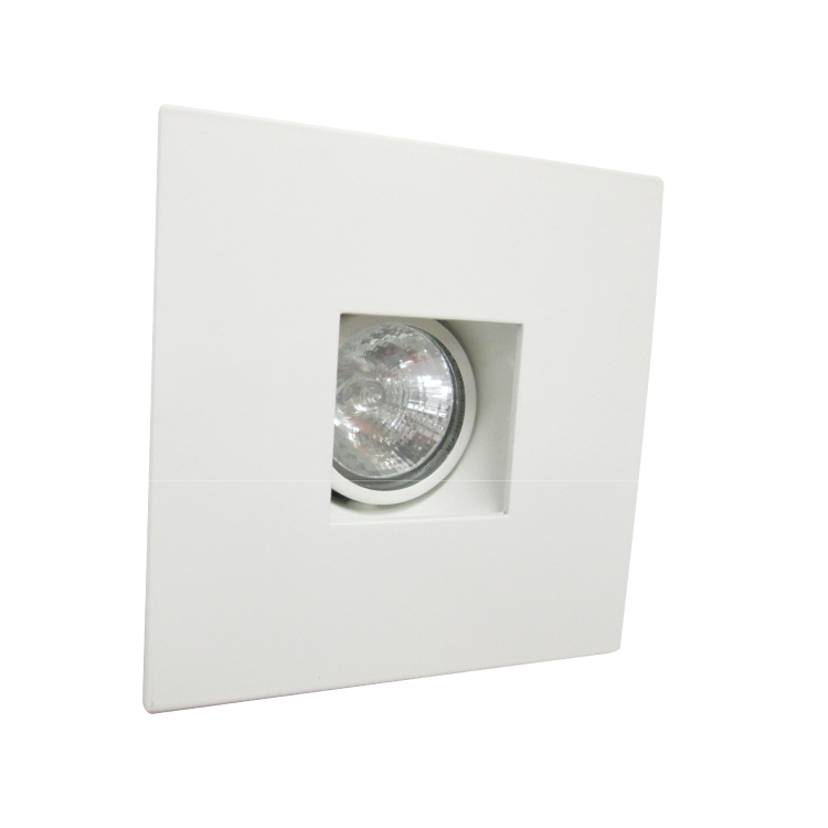 Trim 4In Wh Refl Wh Fl. Square Mr16/Gu10, LIGHTING, STANPRO - Maple Electric Supply 