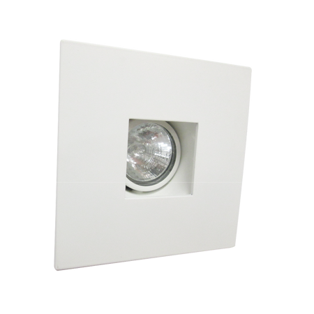 Trim 4In Wh Refl Wh Fl. Square Mr16/Gu10, LIGHTING, STANPRO - Maple Electric Supply 