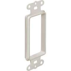 1G Open Style Lv/Plate - Arlington Reversible Cable Hood, White
