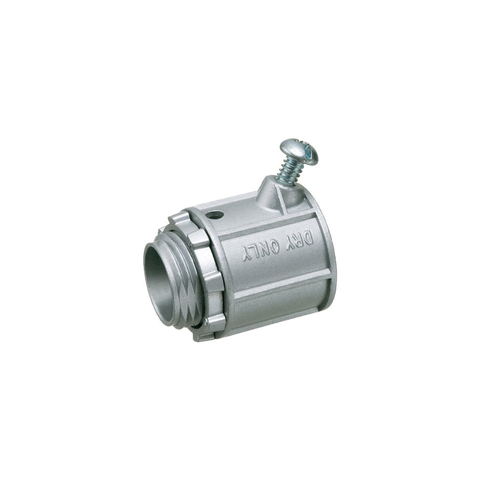 3/4" Ss Flex Conn - Zinc Die-Cast Connector by Arlington