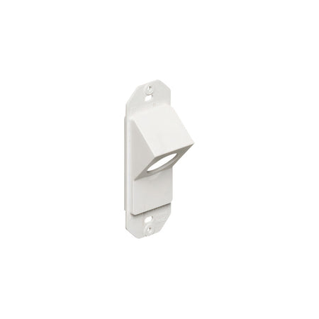 Angled Cable Entry Dev - Arlington 45° White Non-Metallic Fitting