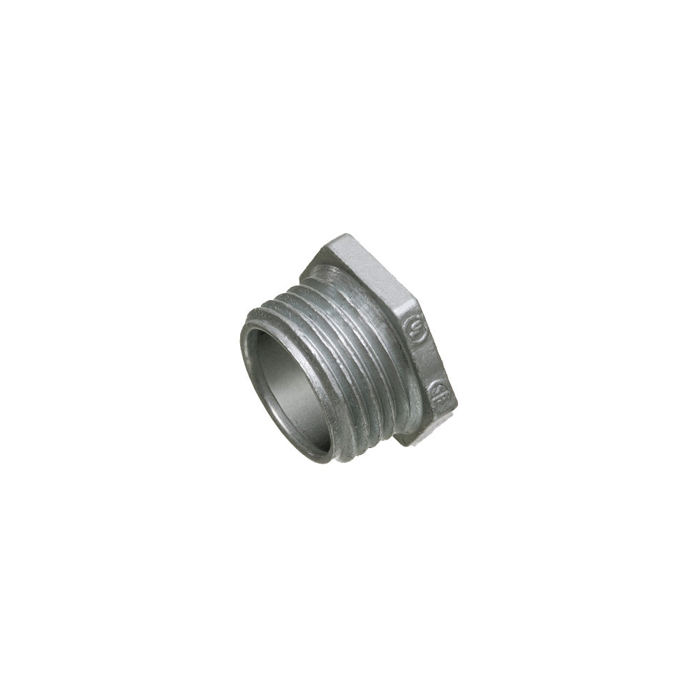 Arlington 1-1/4" Conduit Nipple - Burr-Free Zinc Die-Cast