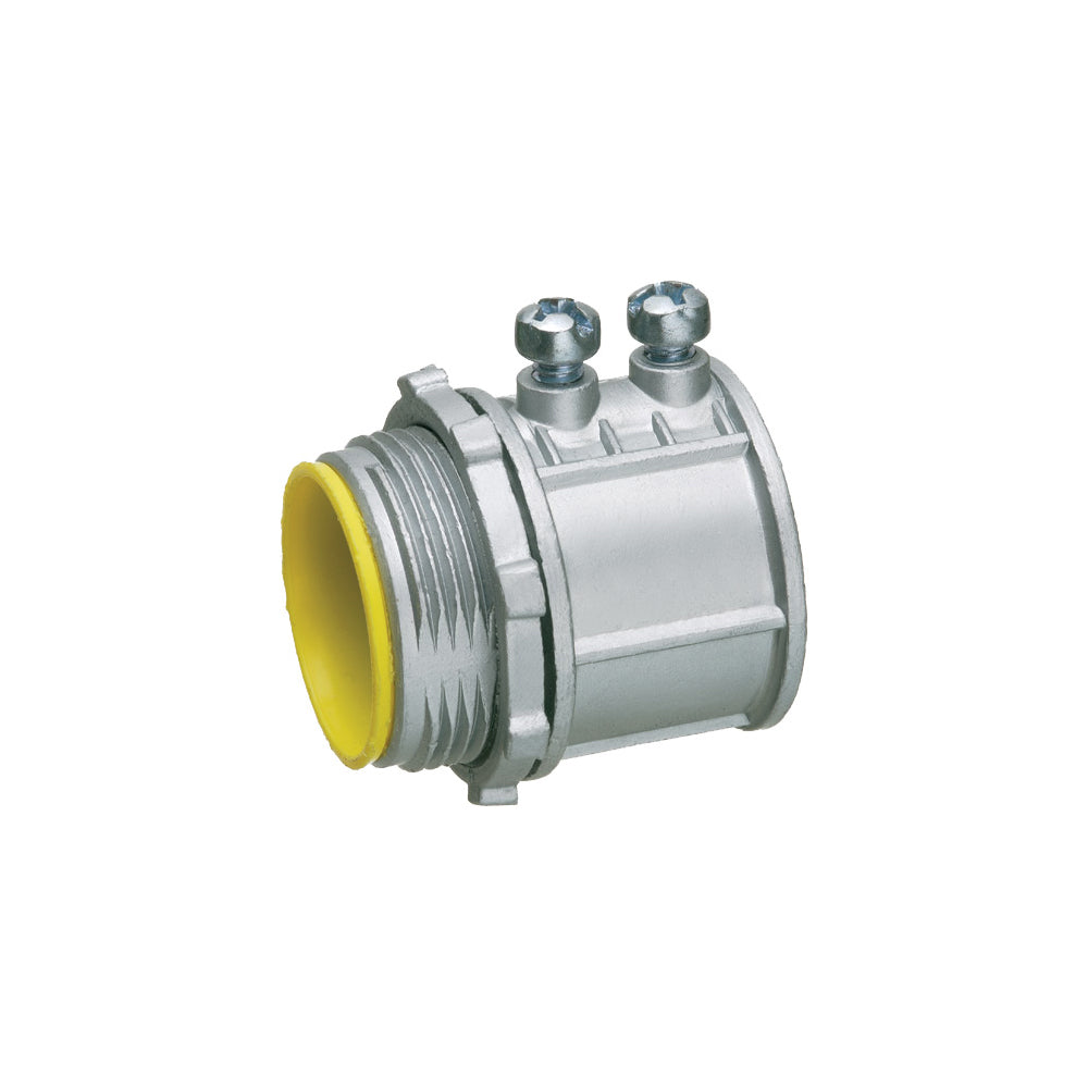 Arlington 1-1/4" EMT S.S. Connector - Concrete Tight, Insulated