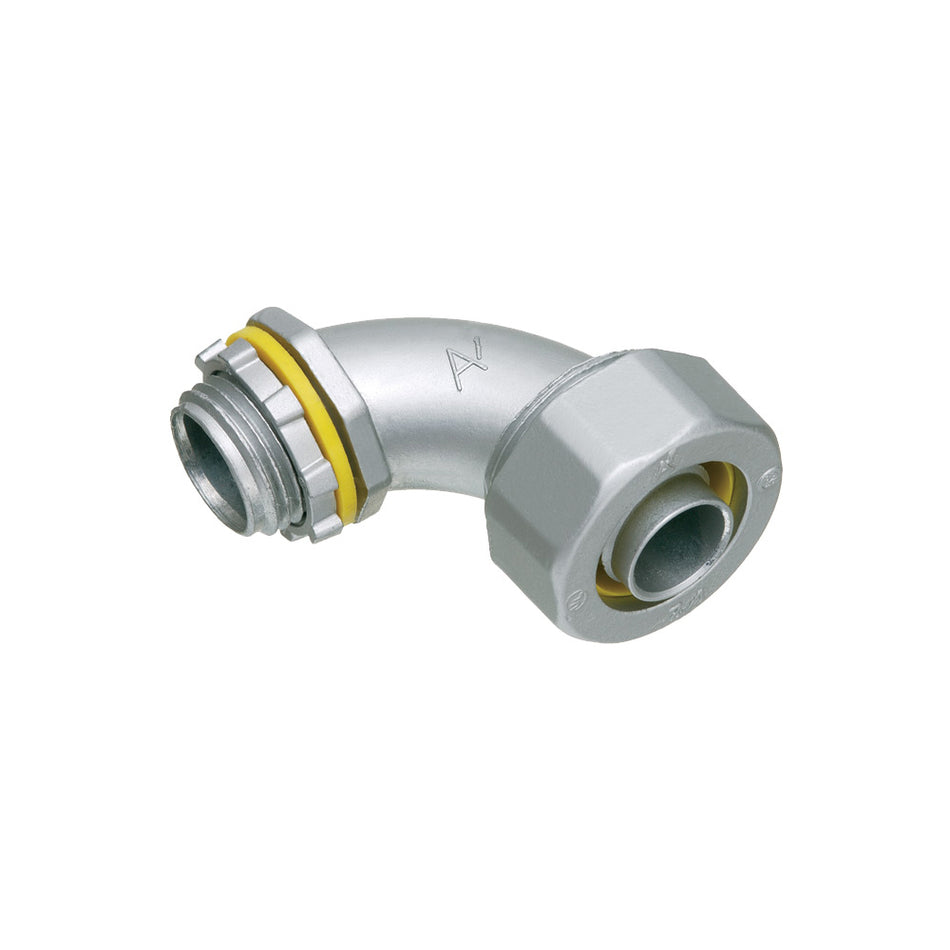 Arlington 1-1/4" Lt Angle Conn - Zinc Die-Cast, 90° Liquid Tight
