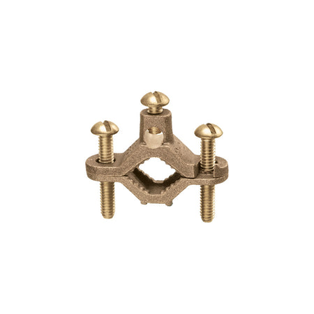 Arlington 1/2-1" Br Gd Clm Br Sc - Solid Brass Ground Clamp