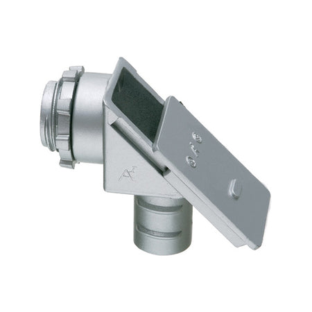 Arlington 1/2" 90° Flex Conduit Connector, Zinc,