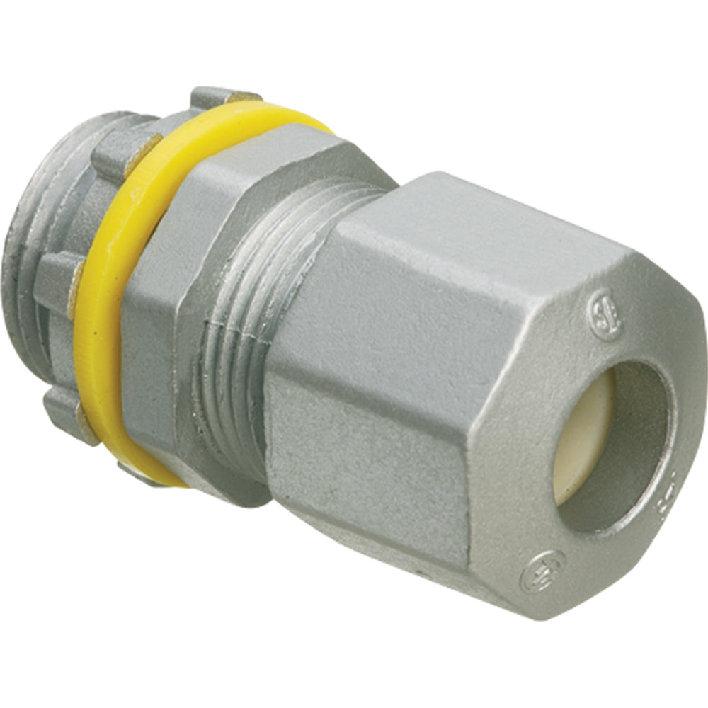 Arlington 1/2" Crd Grp .100/.300 Zinc Strain Relief Connector