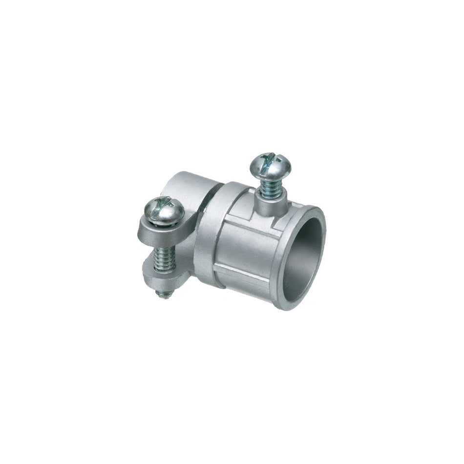 Arlington 1/2" EMT to 1/2" Flex CP Set Screw Coupling, Zinc