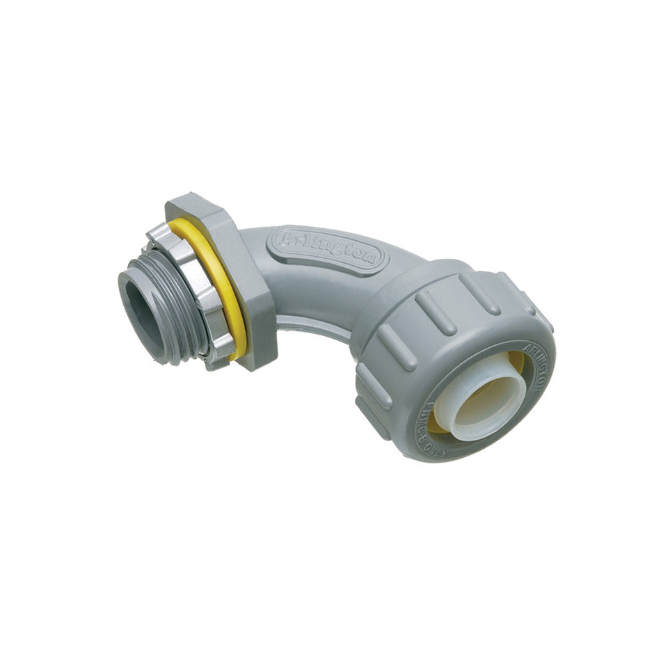 Arlington 1/2" PVC LT 90 Deg Conn - Non-Metallic Conduit Connector