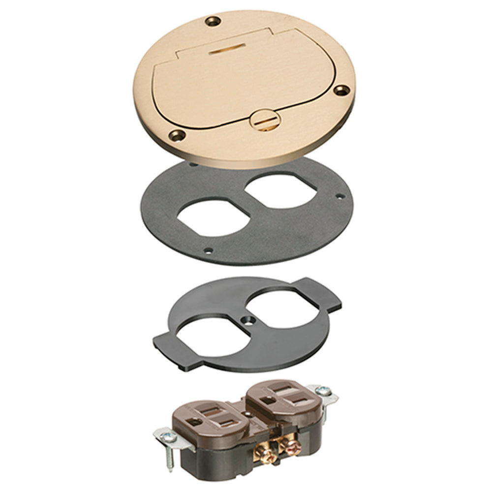 Arlington 1 G Brs Flip Ld Trm Kt - Metallic Brass Trim Kit
