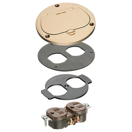 Arlington 1 G Brs Flip Ld Trm Kt - Metallic Brass Trim Kit