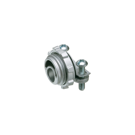 Arlington 1" Mc-Bx Cn W/End Stp Zinc Die-Cast Cable Connector