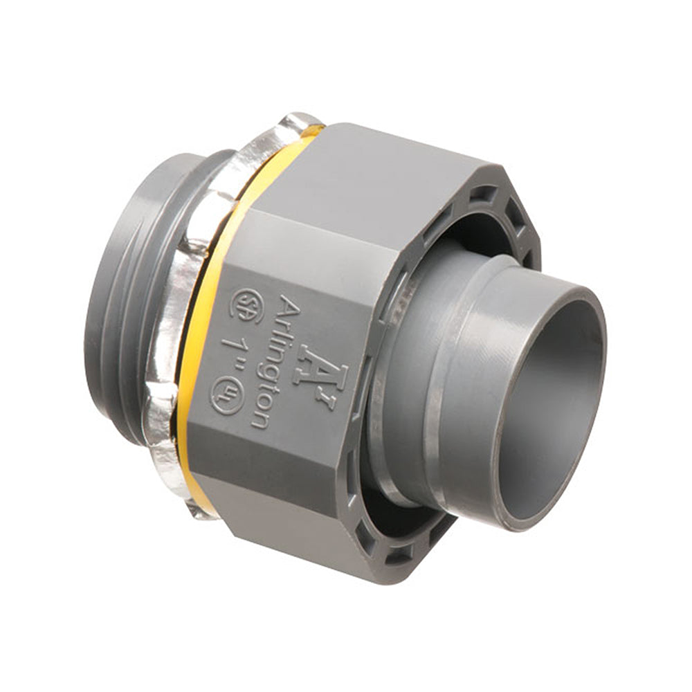 Arlington 1" Screw On Straight C - Liquid Tight Connector, 5-Pack