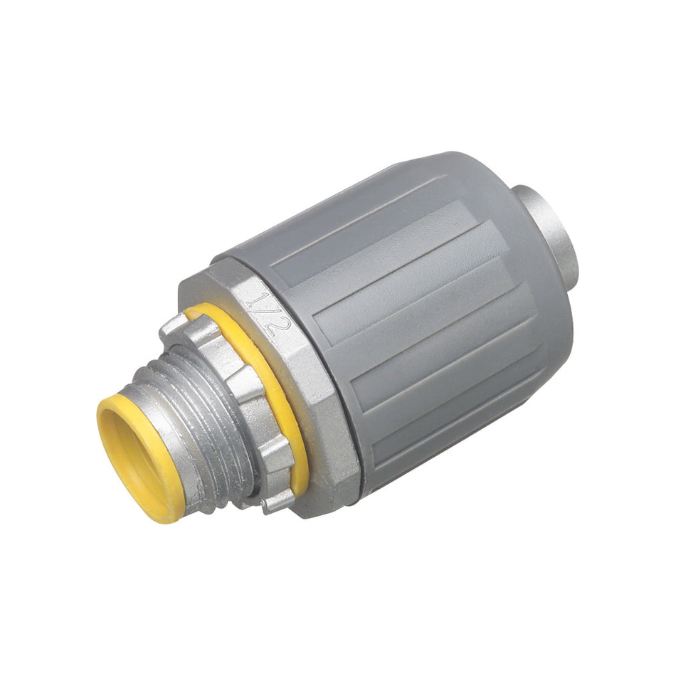 Arlington 1" Zinc 3Pc. Lt Conn. - Snap2It Liquid Tight Connector