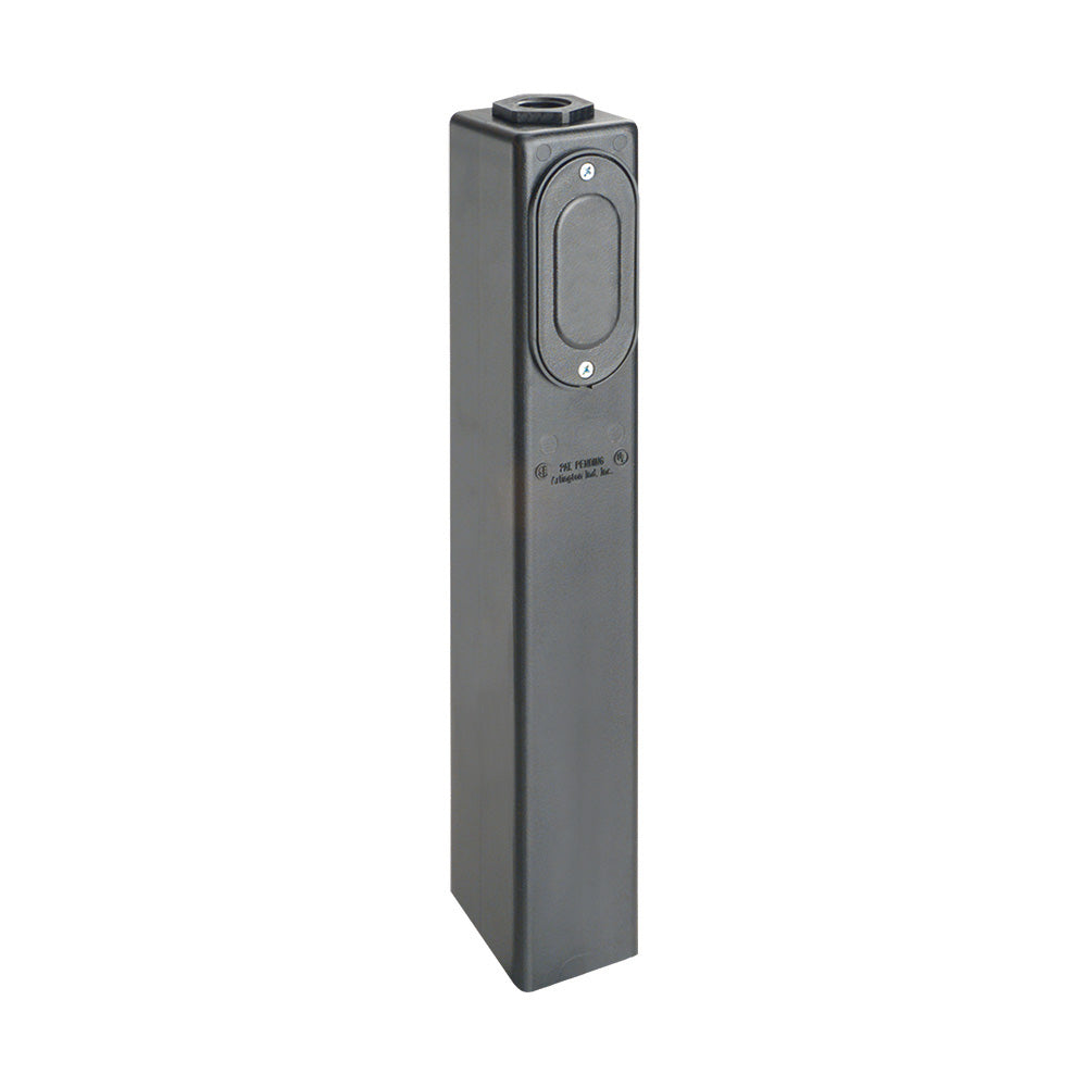 Arlington 15" Garden Post Black - Durable Outdoor Light Support