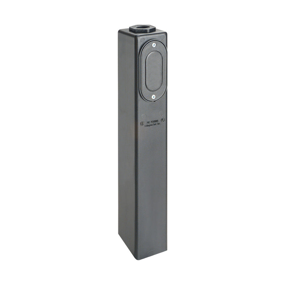 Arlington 15" Garden Post Black - Durable Outdoor Light Support