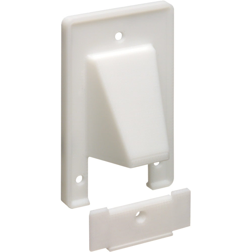 Arlington 1G 2Pcs Scoop Plate - Reversible Cable Entrance